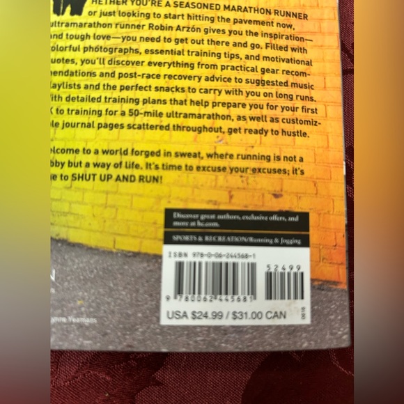 “SHUT UP & RUN”   How to get up, lace up, & sweat with swagger. Robin Arzon - Picture 6 of 6